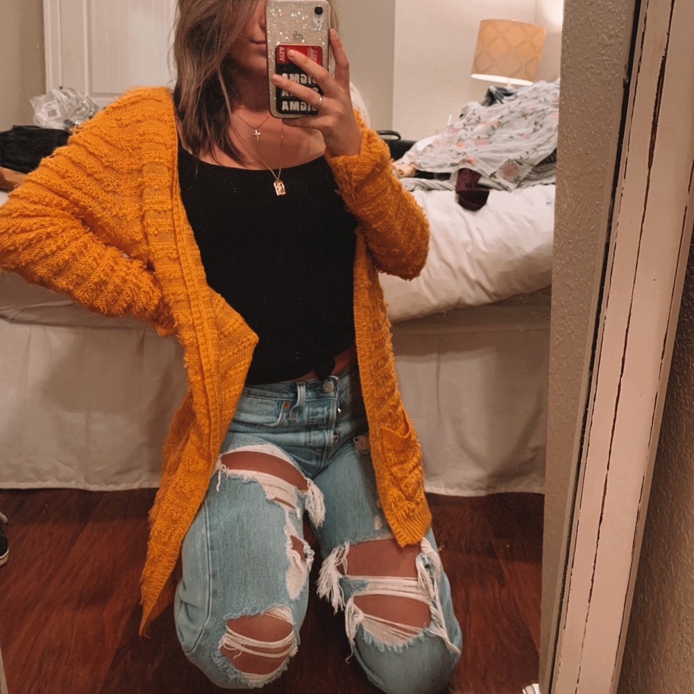 Fuzzy Cardigan
